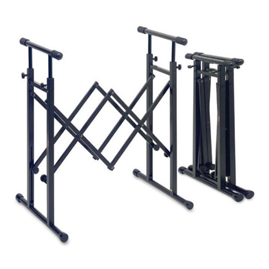 (Open Box) Stagg Adjustable Mixer / Keyboard Stand : image 1