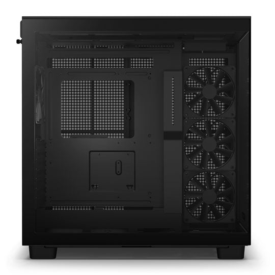 NZXT H9 Flow Black Mid Tower Tempered Glass PC Gaming Case