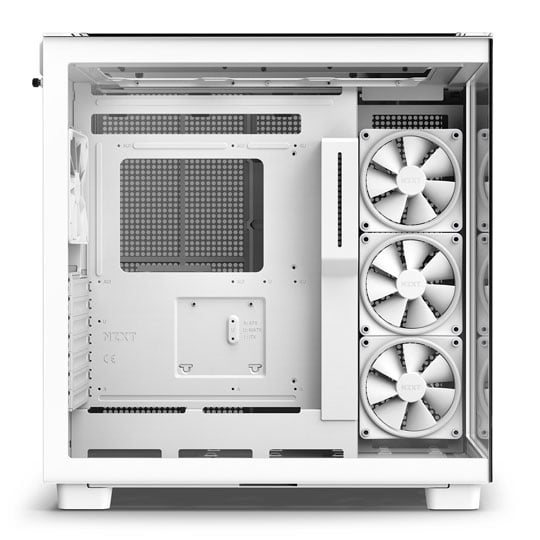 NZXT H9 Elite White Mid Tower Tempered Glass PC Gaming Case