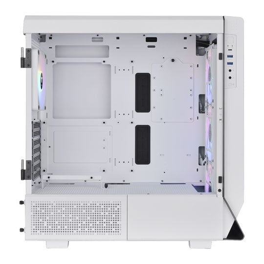ThermalTake Ceres 500 TG ARGB Snow Mid Tower PC Case in 4x ARGB Fans