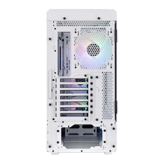 ThermalTake Ceres 500 TG ARGB Snow Mid Tower PC Case in 4x ARGB Fans : image 4
