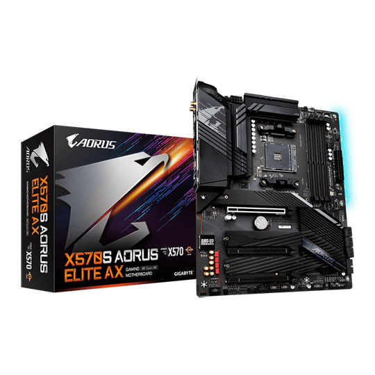Gigabyte AMD X570S AORUS ELITE AX ATX Motherboard LN130653 - X570S