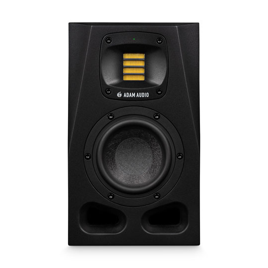 ADAM Audio - A4V Nearfield Monitors Pair, Iso Stands, Leads & Sonarworks Microphone