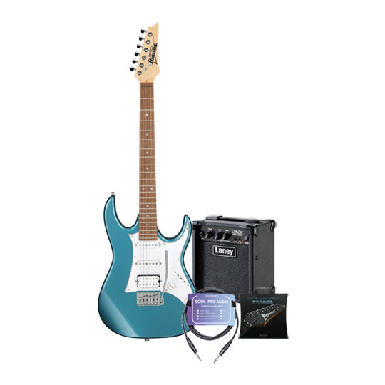 Ibanez GRX40 + Laney LX10 Amp - Metallic Light Blue