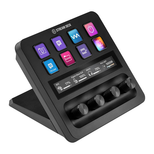Elgato Stream Deck + 8 Key Customisable LCD Content Creation Controller