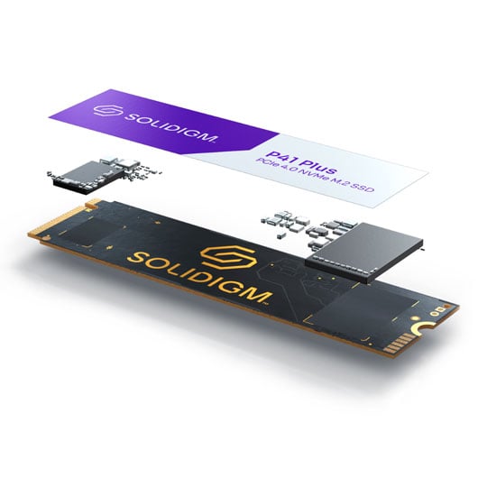 内蔵型SSD SOLIDIGM P41 Plus 1TB SSD Amazon | Solidigm™ P41 Plus 1TB SSD PCIe GEN 4 NVMe 4.0 x4 M