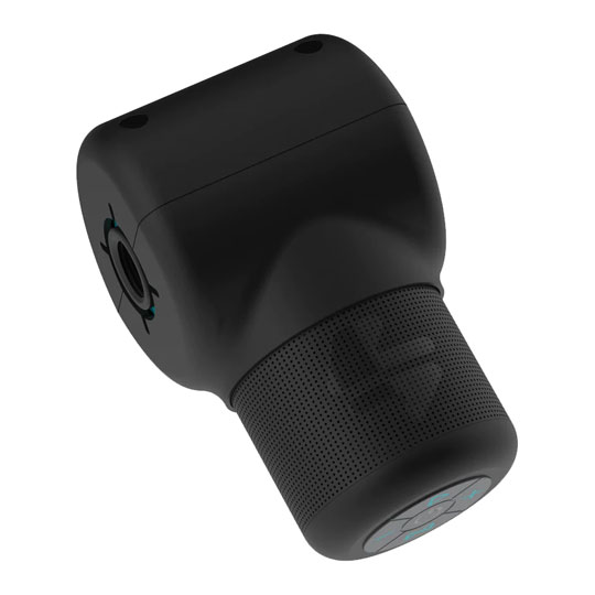Ampere Shower Power Hydropower Water Powered Bluetooth Shower Speaker - Black