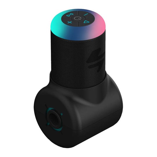 Ampere Shower Power Pro Hydropower Water Powered  Bluetooth LED Shower Speaker - Black