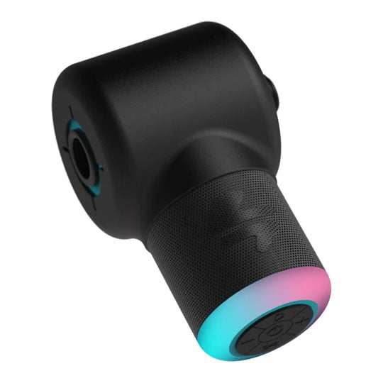 Ampere Shower Power Pro Hydropower Water Powered  Bluetooth LED Shower Speaker - Black