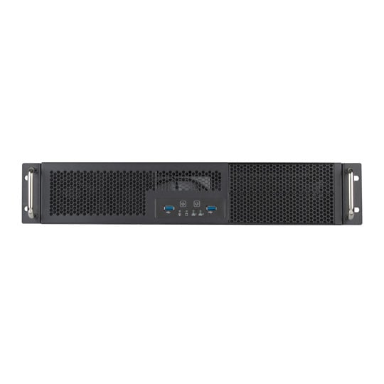 SilverStone 2U Rackmount Micro-ATX Server Case w/o PSU