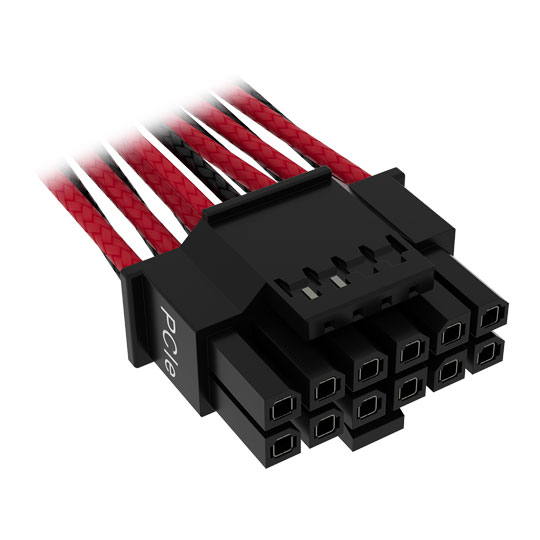 Corsair Premium Black/Red Individually Sleeved 16-Pin PCIe 5.0 PSU Cable
