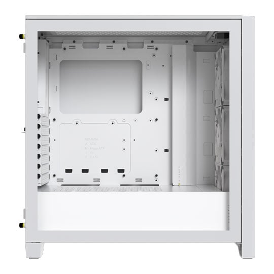 Corsair 4000D RGB Airflow White Tempered Glass Mid-Tower ATX Case : image 2