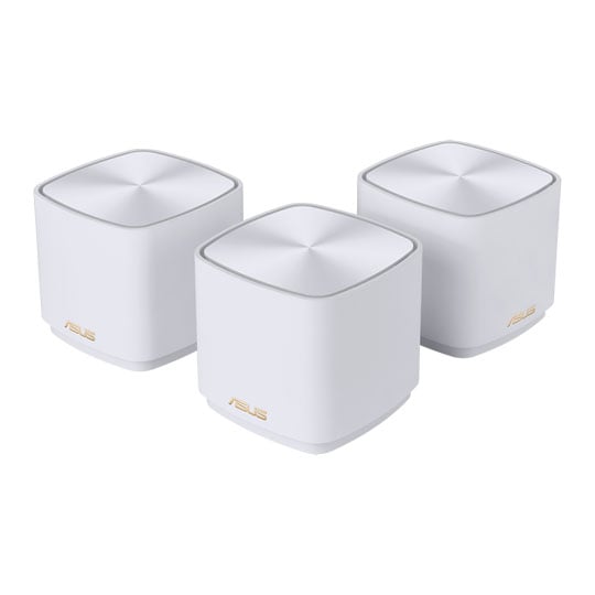 ASUS Dual-Band ZenWiFi XD5 (3-Pack) Home Mesh WiFi System - White
