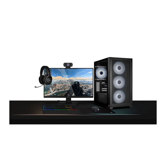 Scan Streamer Fusion RTX NVIDIA GeForce and AMD inc 24" Monitor + Corsair Keyb/Mouse/Headset/Mat