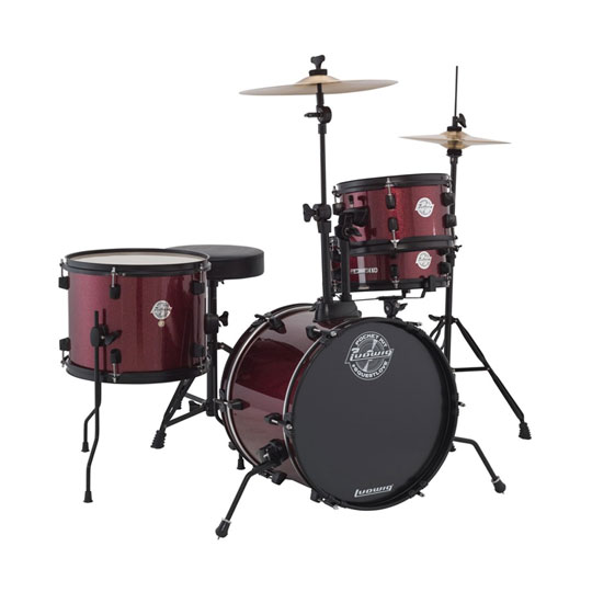 Ludwig Questlove Pocket Kit Wine Red Sparkle