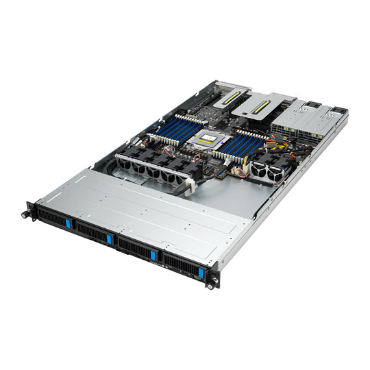 ASUS RS500A-E12 AMD EPYC 9004 Series SP5 1U 4 Bay OCP Barebone Server (800W PSU)