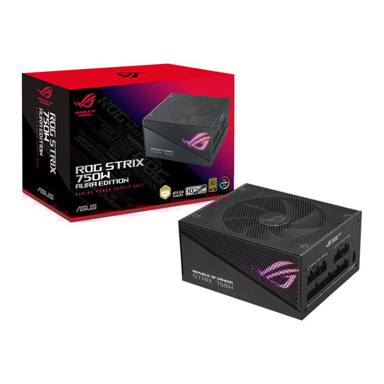 ASUS ROG Strix Aura Edition ARGB 750W 80+ Gold PSU/Power Supply