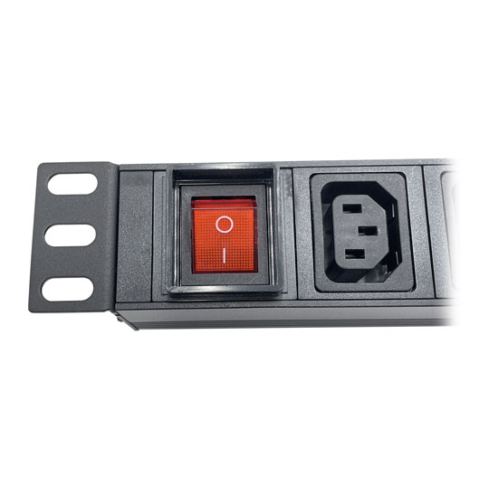Powercool 1U PDU Horizontal Type 8Way 1.8m UK Plug