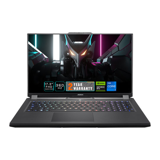 Gigabyte AORUS 17H 17" FHD 360Hz i7 GeForce RTX 4080 Gaming Laptop : image 1