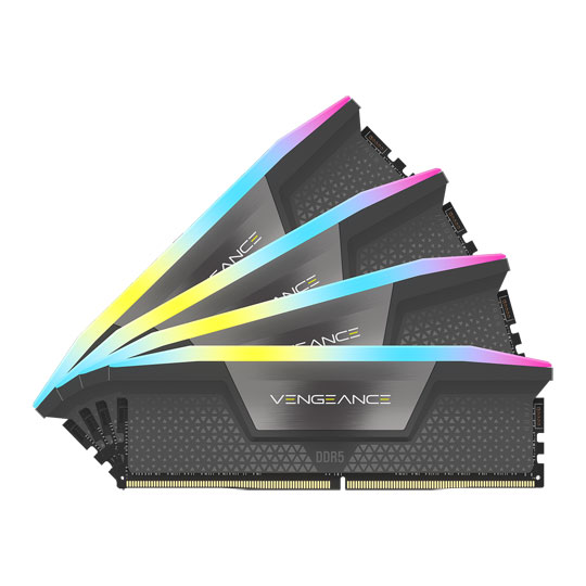 Corsair Vengeance RGB Grey 64GB 5600MHz Dual Profile DDR5 Memory Kit