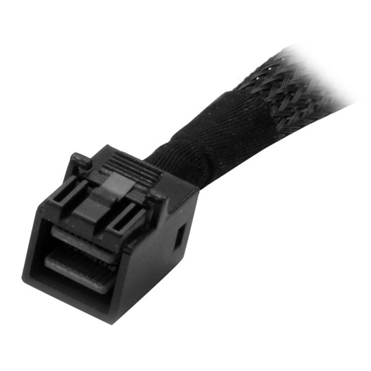 StarTech 1 Metre Black/White Mini-SAS to SATA Cable