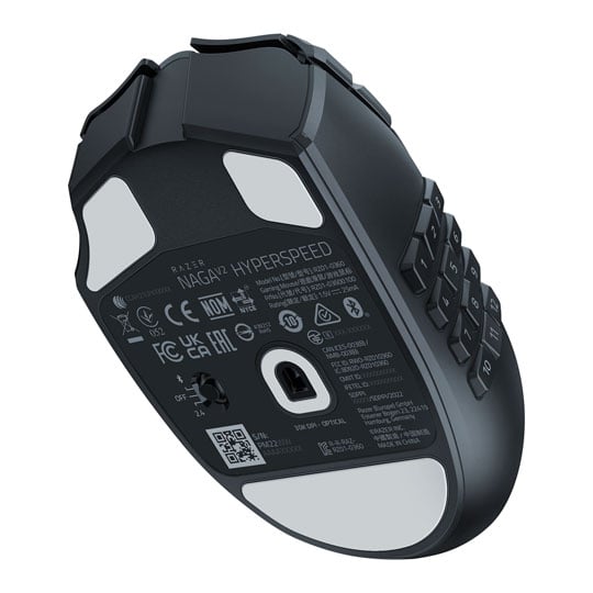 Razer Naga V2 Hyperspeed Black Optical Wireless MMO Gaming Mouse