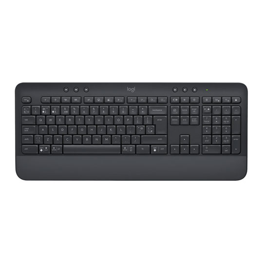 Logitech Sgnature K650 Wireless Bluetooth UK Keyboard Graphite