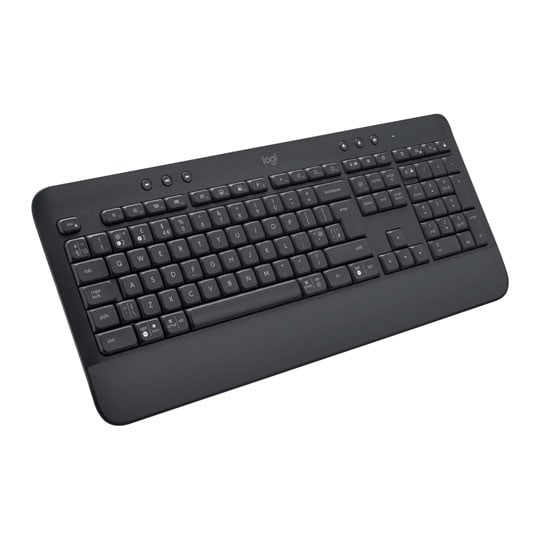 Logitech Sgnature K650 Wireless Bluetooth UK Keyboard Graphite