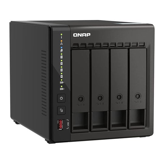 QNAP TS-453E-8G 4 bay Desktop NAS Enclosure : image 3