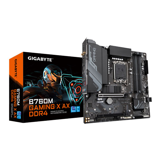 Gigabyte B760M GAMING X AX DDR4 M-ATX Motherboard : image 1