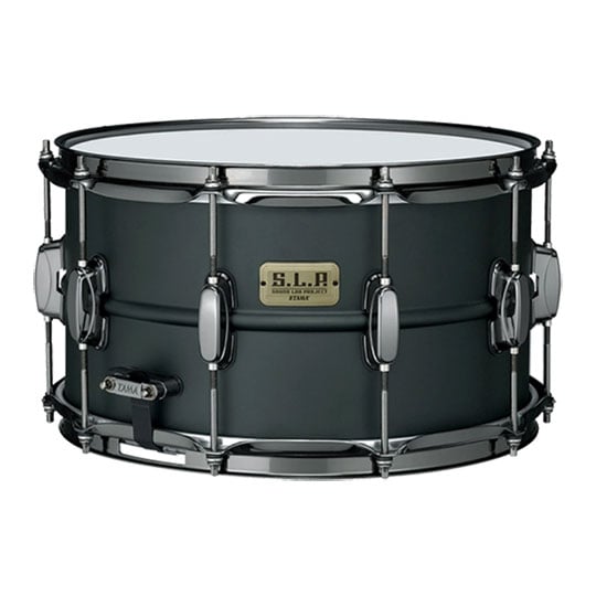 Tama S.L.P. Big Black Steel 14"x8" Snare Drum - Matte Black