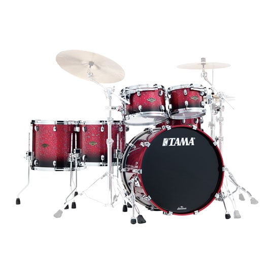 Tama Starclassic Walnut/Birch 5pc Shell Pack Molten Dark Raspberry Fade