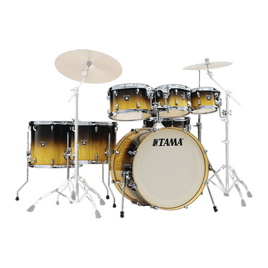 Tama Superstar Classic 7-Piece Shell Pack Gloss Lacebark Pine Fade