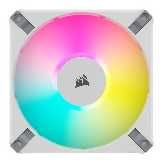 Corsair iCUE AF120 RGB ELITE White 120mm 3 Fan + Lighting Node CORE Pack