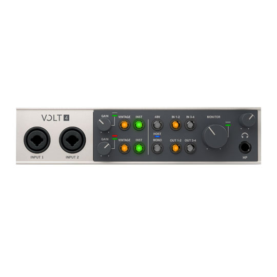 (B-Stock) Universal Audio Volt 4 Native software bundle included (Mac/PC)