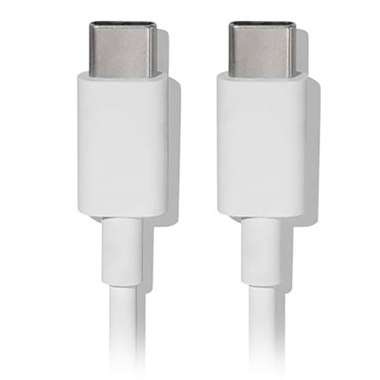 Google (2m/6Ft) USB-C to USB-C Fast Charge & Sync Cable - White (G016D / GA00195) Retail Box : image 2