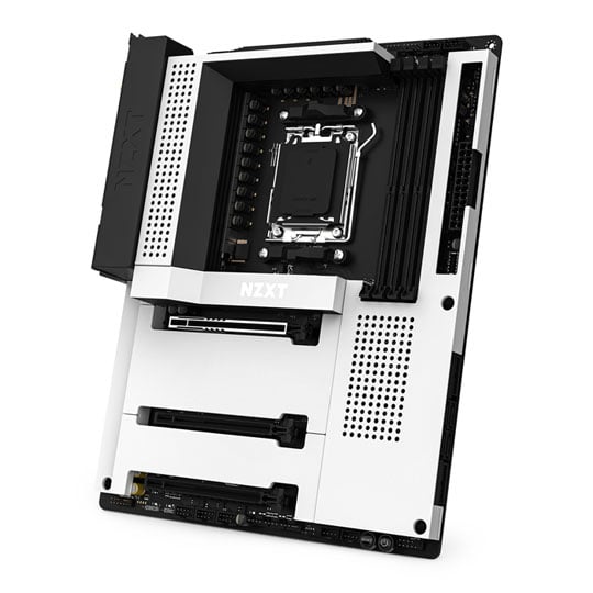 NZXT N7 AMD Ryzen B650E White Cover ATX Motherboard : image 1