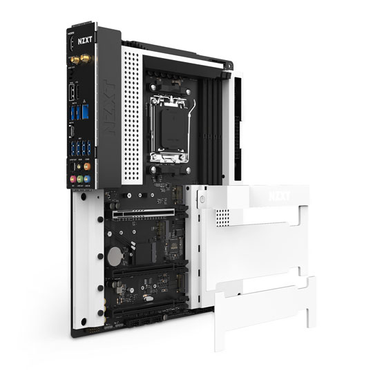 【ジャンク】NZXT N7 B650E NZXT N7 AMD Ryzen B650E White Cover ATX Motherboard LN132402 - N7