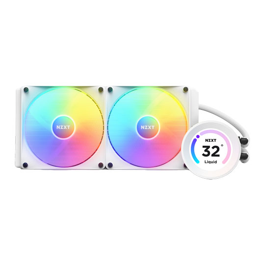 NZXT Kraken ELite 280 RGB White AIO Intel/AMD CPU Hydro-Cooler (2023 Edition) : image 2