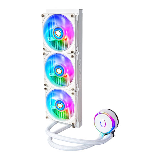CoolerMaster MasterLiquid PL360 Flux White Edition All In One Liquid CPU Cooler