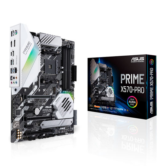 ASUS AMD Ryzen PRIME X570 PRO AM4 PCIe 4.0 Refurbished ATX Motherboard : image 1