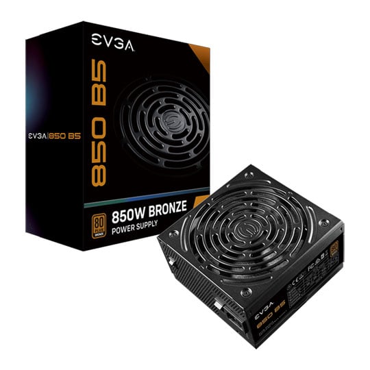EVGA 850 B5 80 PLUS Bronze 850W Fully Modular ATX Refurbished Power Supply