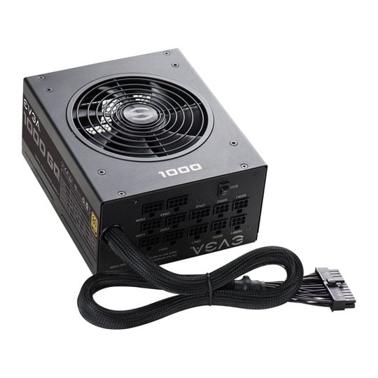 EVGA 1000 Watt GQ Gold Hybrid Modular ATX Refurbished PSU/Power Supply