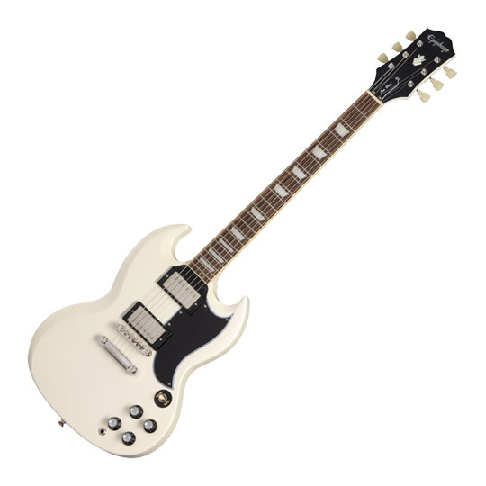 Epiphone 1961 Les Paul SG Standard (Incl. Hard Case) Aged Classic White