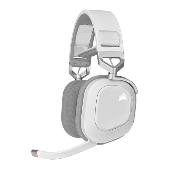 Corsair HS80 7.1 White Wireless RGB Gaming Headset Factory Refurbished