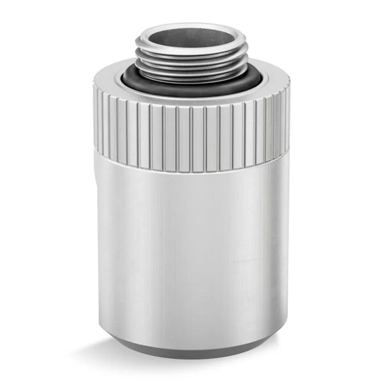 EK Quantum Torque Rotary 90° Satin Titanium Adapter Fitting