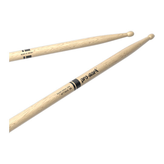 ProMark Classic Attack 2B Shira Kashi Oak Drumstick, Acorn Oval Tip