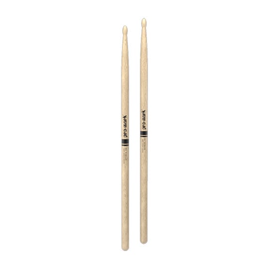 ProMark Classic Attack 7A Shira Kashi Oak Drumstick, Oval Wood Tip