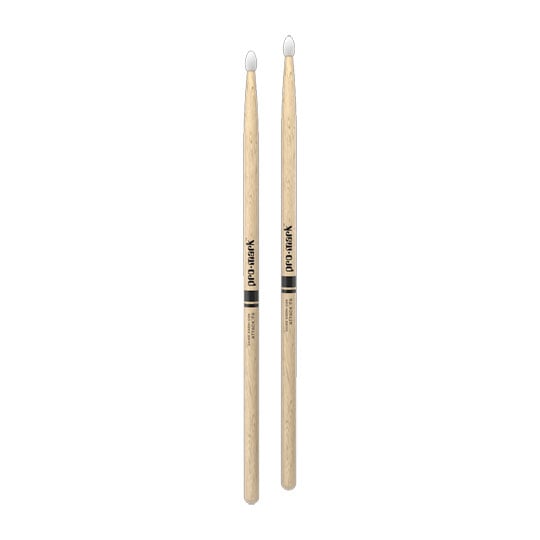ProMark Classic Attack 7A Shira Kashi Oak Drumstick, Oval Nylon Tip
