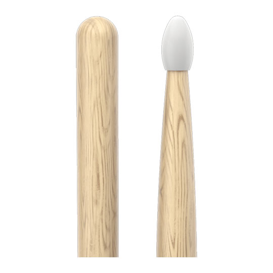 ProMark Classic Attack 7A Shira Kashi Oak Drumstick, Oval Nylon Tip : image 3